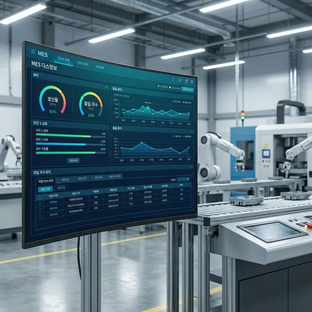 MES 시스템 화면
