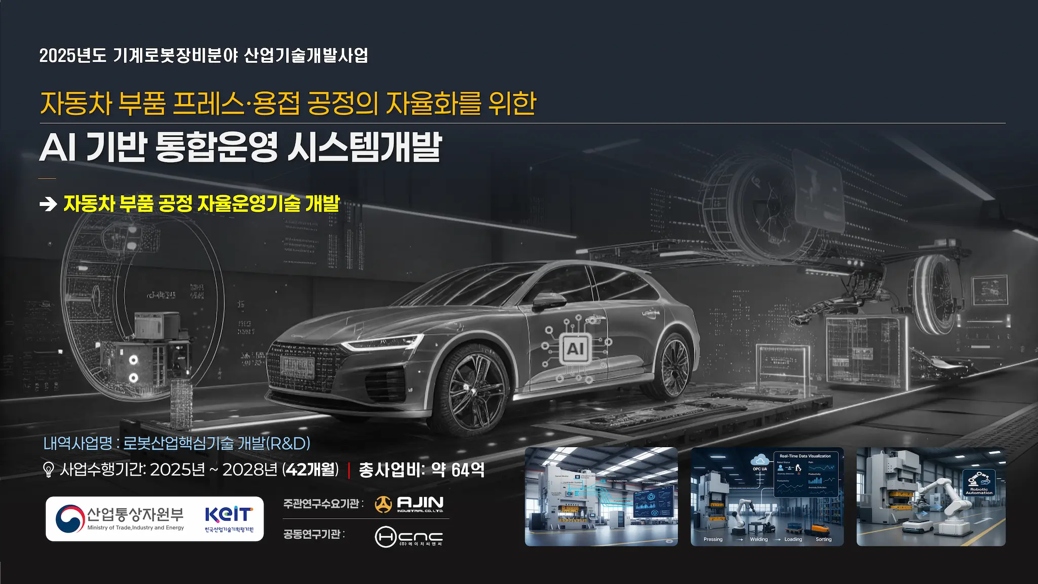 HCNC, AI 기반 자동차 부품 공정 자율운영 시스템 개발 착수 1 RD 003